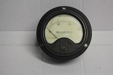 VINTAGE WESTINGHOUSE MILLIAMPERES METER GAUGE MODEL NT-35