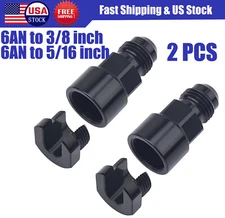 Ls Swap EFI Fuel Rail Adapter Fittings Feed Return AN6 4.8 5.3 6.0 LS1 LQ4 LQ9