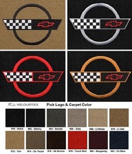 Lloyd Mats Velourtex C4 Corvette Logo Floor Mats 1991-96