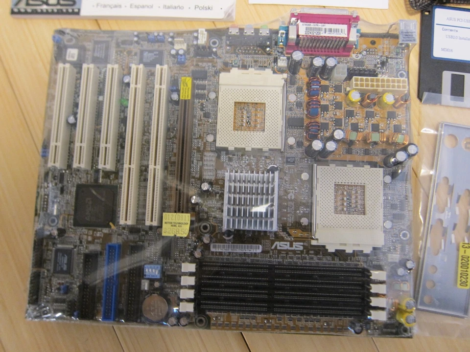 NOS! ASUS Dual MP Socket A (462) A7M266-D 760MPX Chipset Motherboard - Image 2 of 4