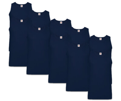 5er/10er FRUIT OF THE LOOM T-SHIRT ATHLETIC MUSKELSHIRT TANK TOP M L XL XXL
