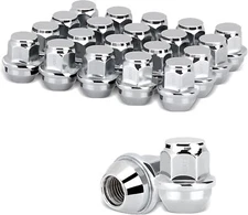20pcs Chrome Closed End Lug Nut M12x1.5 for 2006-2019 Ford Fusion Focus Escape 