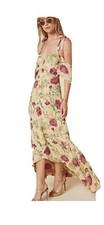 reformation floral dress maxi summer Uk 8 Small