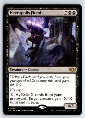 Necropolis Fiend -Commander: Tarkir: Dragonstorm