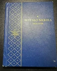 1913-1938D US Buffalo Nickels Set of 43 Different w/Deluxe Whitman Album! X90