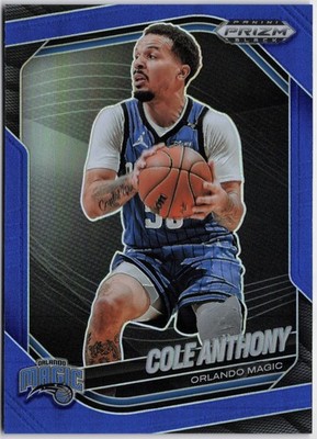 2024-25 Panini Prizm Black #240 Cole Anthony Blue Prizms #/199