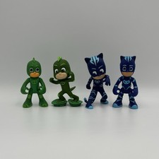 RARO Lote de Máscaras de Juguete Disney Jr PJ - Gekko + Catboy Pixar Cake Toppers Coleccionables