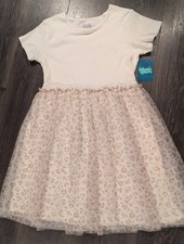 Wonder Nation Girls Short Sleeve Lined Tutu Cheetah Print Dress Size XXL 18 NWT
