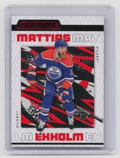 2023-24 Upper Deck Credentials Mattias Ekholm #34 Red