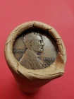VF 1912-D LINCOLN WHEAT CENT 1910-S LINCOLN WHEAT PENNY COIN ROLL END BANKROLLED
