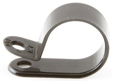 5/8" Black Nylon Cable Clamps - pack of 50 