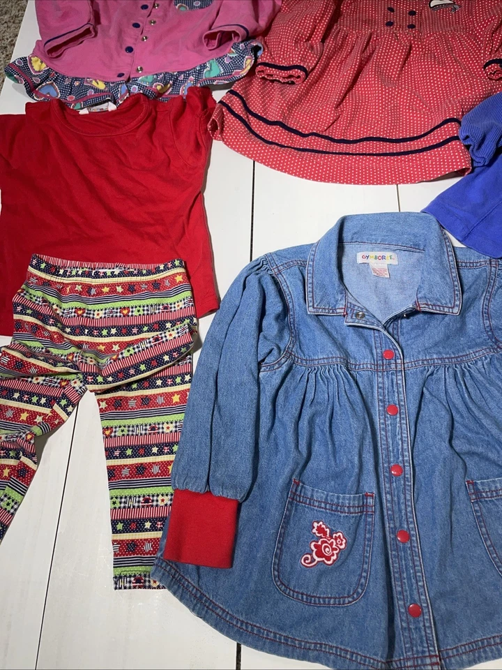 Vintage Rainbow Tag Gymboree Small/med Girls Lot - Image 3 of 4