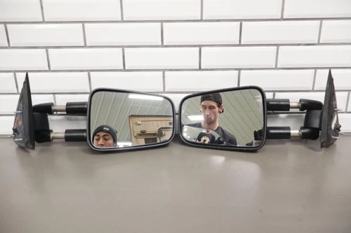 1999-2002 Chevy GMC GMT800 Pair Aftermarket Non-Power Mirrors