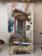 DIPINTO A OLIO SU TELA DI ELIO FERRARA ARTE NAPOLETANA NAPOLI