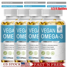 Omega 3 Oil Capsules Triple Strength Joint Support EPA DHA High Potency 120Pills