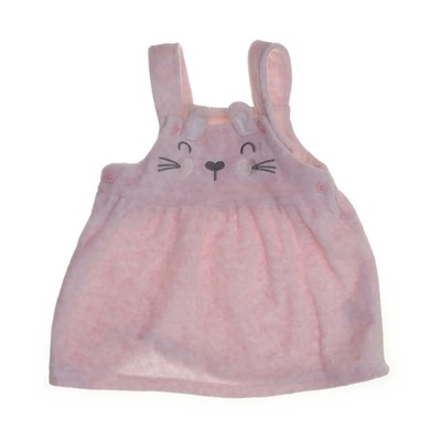 Dunnes Stores, Latzkleid, Größe: 68, Pink/Weiß, Baumwolle/Polyester #EkM