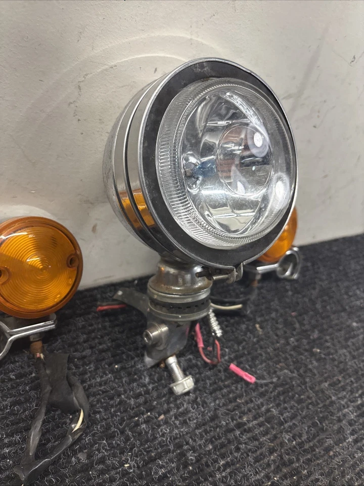 Faros delanteros Honda Rebel 250 cmx250C 1986 (3 piezas) con soportes Foto 4 de 4