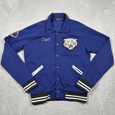 POLO RALPH LAUREN RL VARSITY BOMBER RUGBY FOOTBALL SPORTS TIGER JACKET MEDIUM