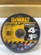 DEWALT DW8062B5 4 1/2 In. Cut Off Wheel 5 Pack - HP METAL/STAINLESS NEW
