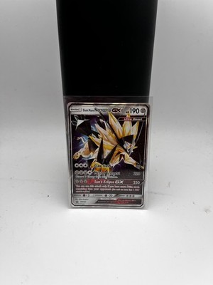Pokemon TCG Dusk Mane Necrozma GX Card 190 HP Sun's Eclipse GX Holo Ultra Rare