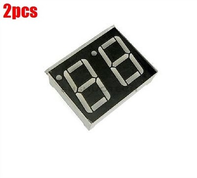 2Pcs Common Cathode 0.56 Inch 2 Digit Red Led Display 7 Segment New Ic rb *lj