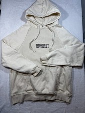 Taylor Swift THE ERAS TOUR Cream Color Graphic OFFICIAL Hoodie Adult Medium