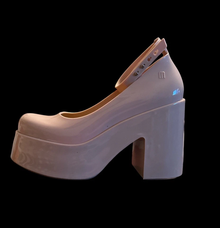 Muñeca Melissa tacón beige/verde talla 6 Foto 4 de 4