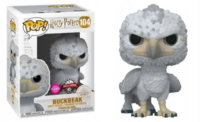 Funko Pop! Figura de vinilo flocado Harry Potter Buckbeak - Nuevo y embalaje original