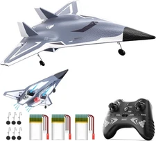 DEERC RC Plane 4 Channels Remote Control Airplane, Twin Ducted Fans Aerobatic RC