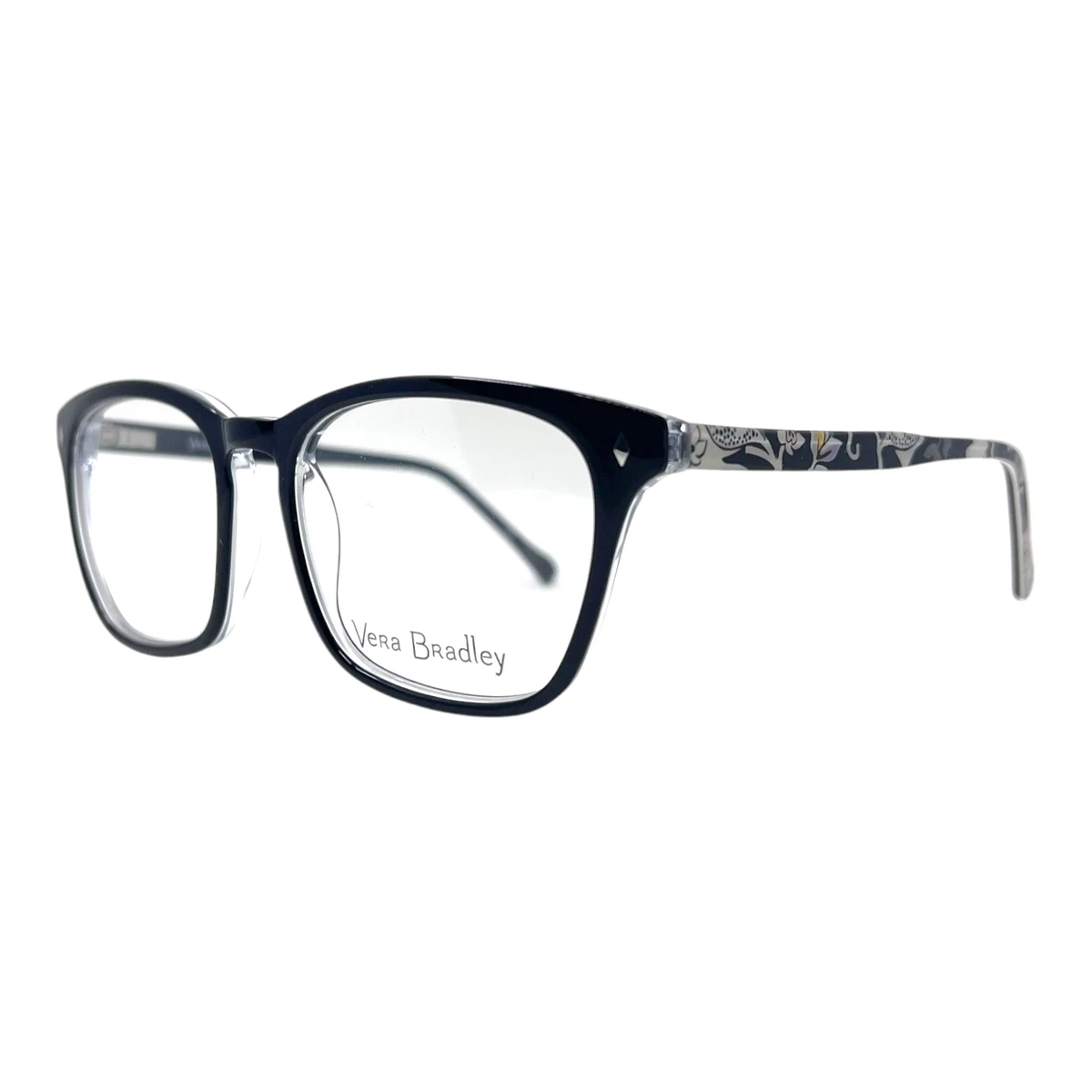 Vera Bradley VB-3045 Bali Blue Tortoise Rectangular Eyeglass Frames 50-16-135 VB Haven Eyeglasses Frames by Vera Bradley main image 4