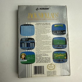 Jack Nicklaus Golf (Nintendo NES) con scatola e manuale - testato - autentico