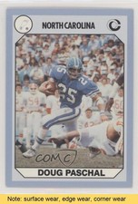 1990 Collegiate Collection North Carolina Tar Heels Doug Paschal #26 READ 2k2