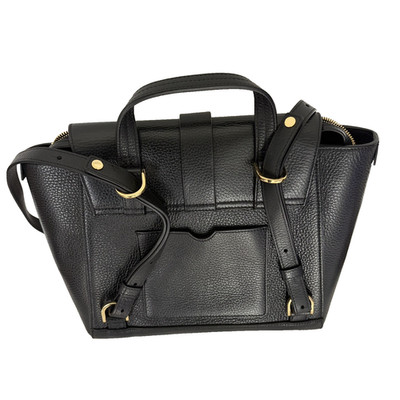Brand New Senreve Midi Maestra Bag Dolce Charcoal Gold | Luxury Designer Handbag