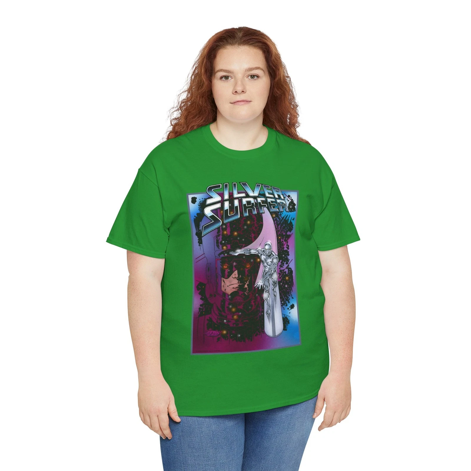 Silver Surfer & Galactus T-Shirt - John Byrne Art - Marvel Comics