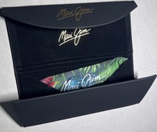 Maui Jim Small Black Tri-Fold Sunglasses Eyeglass Case Cleaning Cloth - 1 Case