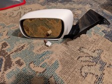 2004-2009 Lexus Rx330 Rx350 Rx400h Driver Left White Door Power Self Dim Mirror