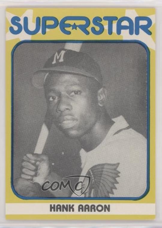 1980 TCMA Superstars Hank Aaron #44 HOF 0a3
