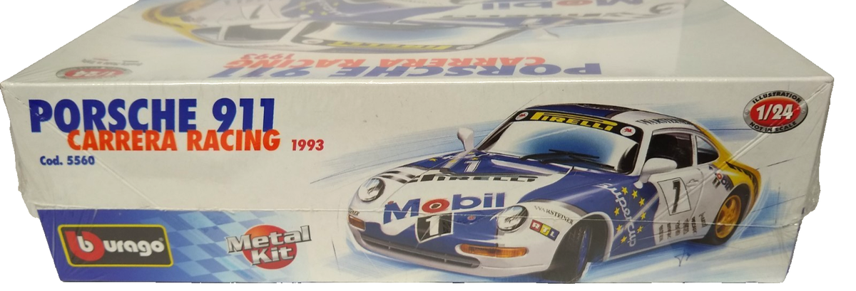 Porsche 911 Burago – Kit Métal Die-Cast (Boîte Abîmée)