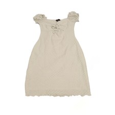 Womens White Pink Vanilla Dress Size-6 Preloved Excellent Condition