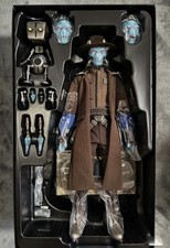Used 1 6 Hot Toys HT TMS080 Star Wars The Book Of Boba Fett Cad Bane Figure