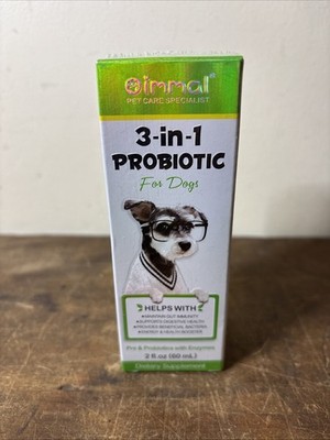 Immal 3 In 1 Probiotic for Dog Relieve Diarrhea Gut Health Allergies Exp 2027