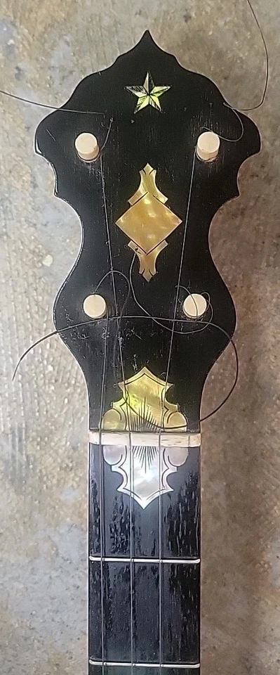 Rare late 1800's - 1900's George Washburn 5-String Open Back Banjo - Image 2 of 4