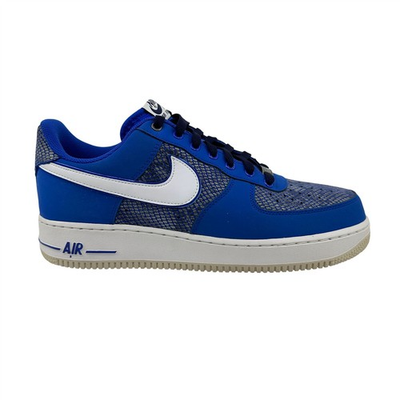 #ad Nike Air Force 1 Game Royal Blue White Mens Athletic Snake Skin Sneaker $129.95