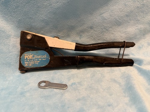 Vintage POP Brand Rivetool K110 for 1/8"-5/32"-3/16" Pop Rivets Made In Usa