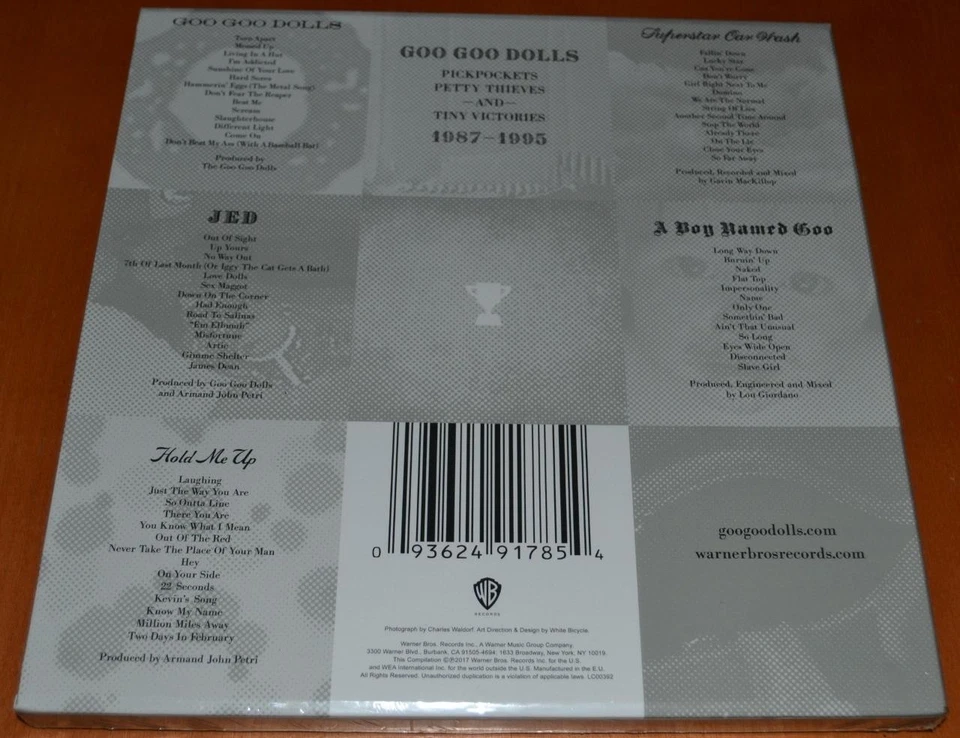 Goo Goo Dolls Pickpockets, Petty Thieves 1987-1995 - 2017 RSD 5 Vinyl LP Box Set - Image 2 of 4