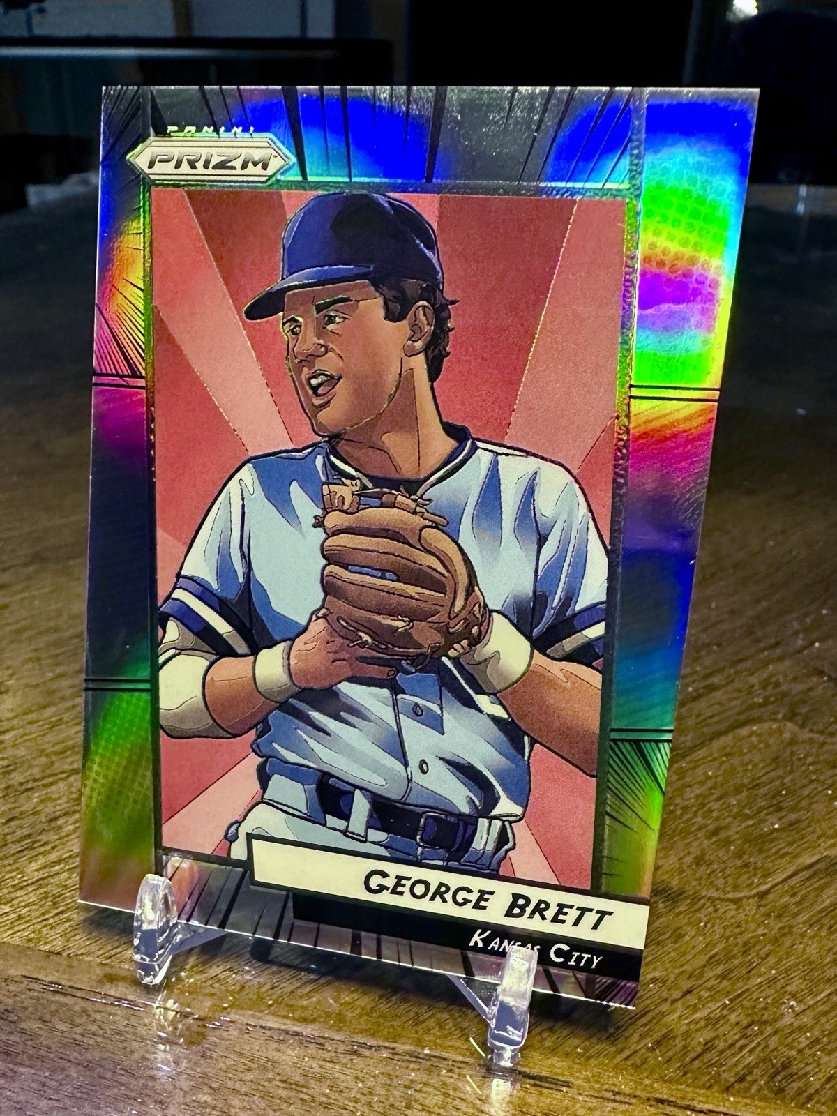 George Brett 2023 Panini Prizm Case Hit SSP Manga KC Royals HOF Super R@RE 📈