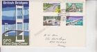 GB FDC FIRST DAY COVER 1968 BRITISH BRIDGES GPO COVER