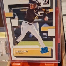 Panini Donruss Oneil Cruz #80 Rated Rookie Pittsburgh Pirates MLB Baseball Card