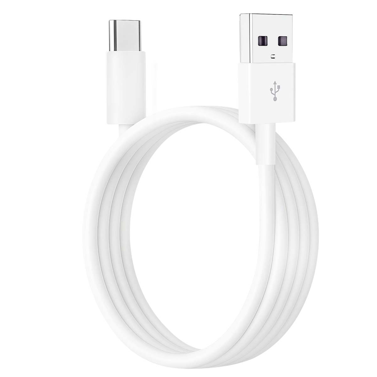 Câble USB vers USB-C Xiaomi d'un mètre blanc pour charge et transfert
