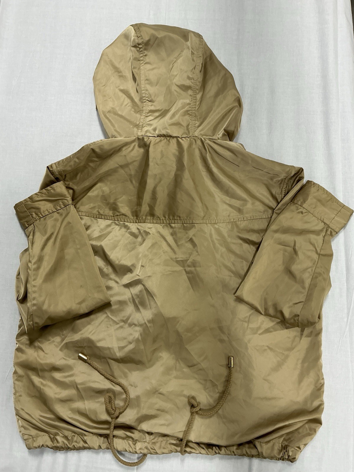 Michael Kors khaki basic hooded spring jacket/win… - image 12
